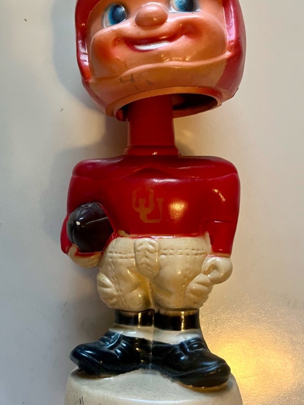 Vintage 60s-70s Oklahoma University Sooners Football Bobblehead nodder